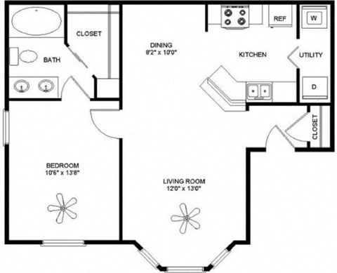 Mission oaks 2D Floor plan render